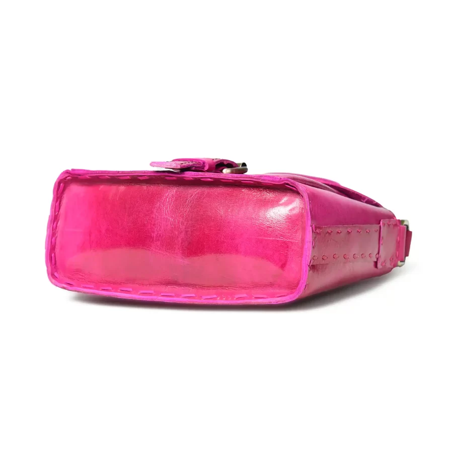 Leather Sling of Pink Color Bottom View